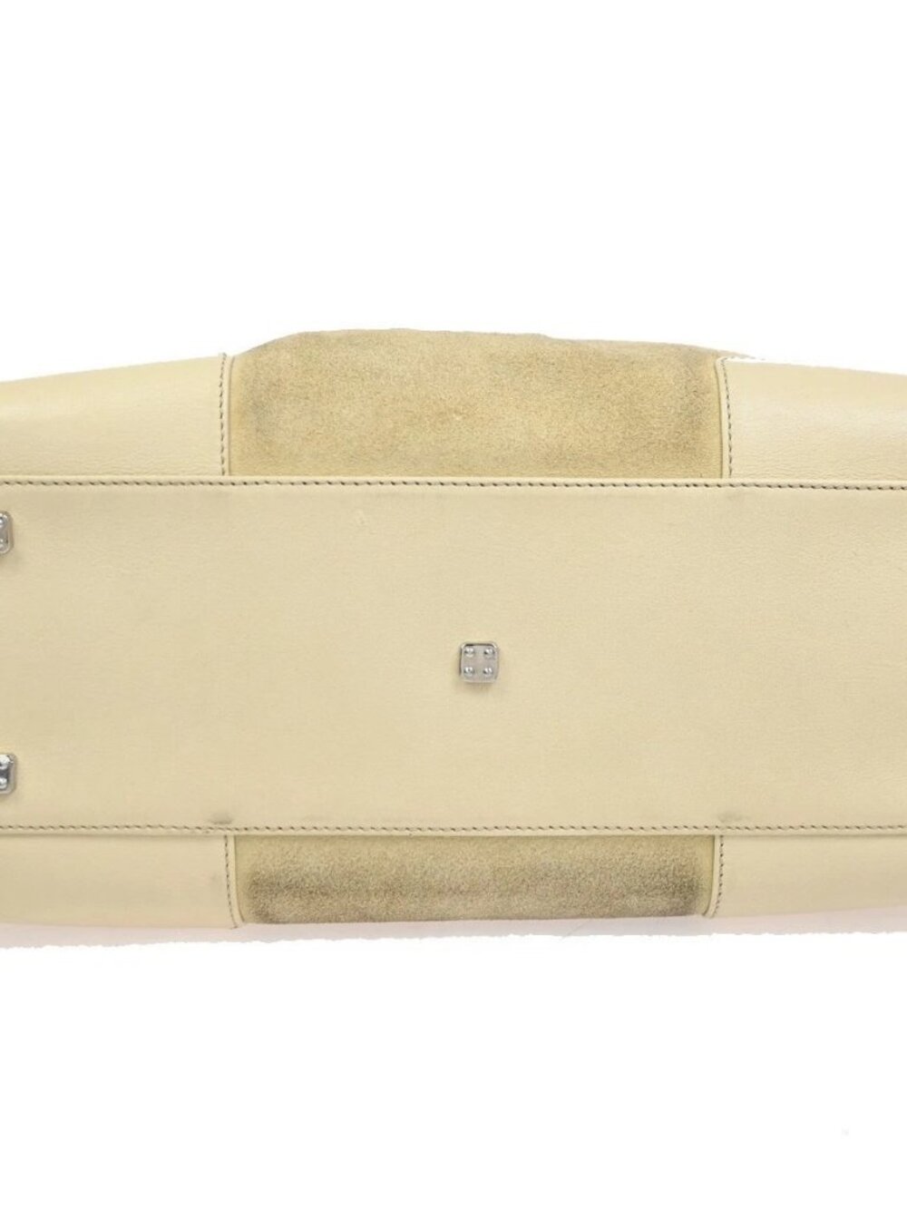 LOEWE Anagram logo Amazona 28 Handbag Suede Leather Beige Spain SHW 38CA785 - Picture 6 of 16